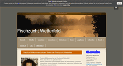 Desktop Screenshot of fischzucht-wetterfeld.eu