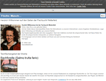 Tablet Screenshot of fischzucht-wetterfeld.eu